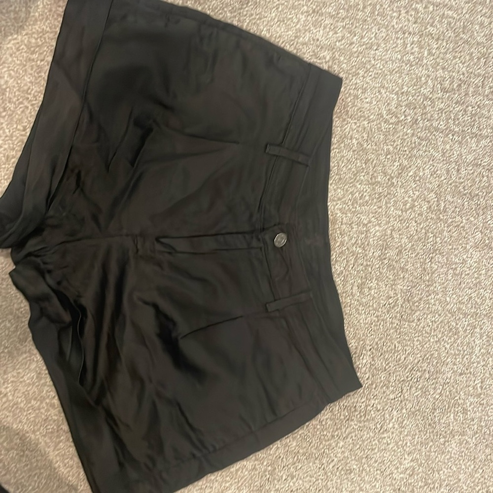 Black 7 for all mankind silky shorts